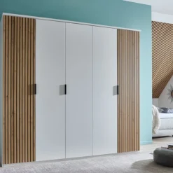 Kledingkast Veghel Wit - 225x210x58 cm