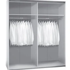 Kledingkast Victor Wit - 170x195x59 cm