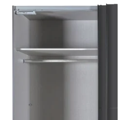 Kledingkast Vught Donkergrijs - 179x198x64 cm