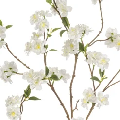 Kunstbloem Apple Blossom Wit - 120 cm