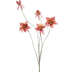 Kunstbloem Aquilegia Roze - 93 cm