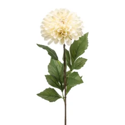 Kunstbloem Dahlia Crème - 66 cm