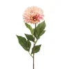 Kunstbloem Dahlia Roze - 66 cm
