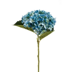 Kunstbloem Hydrangea Blauw - 52 cm