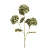 Kunstbloem Hydrangea Groen - 77 cm