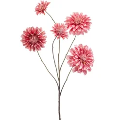Kunstbloem Zinnia Roze - 88 cm