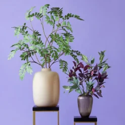 Kunsttak Eucalyptus Rood - 80 cm