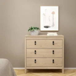 Ladekast Dallas Eiken - 84x80x39 cm