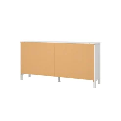 Ladekast Dallas Wit - 160x80x39 cm