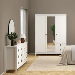 Ladekast Dallas Wit - 160x80x39 cm