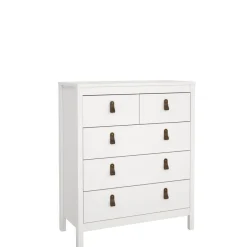 Ladekast Dallas Wit - 83x99x39 cm