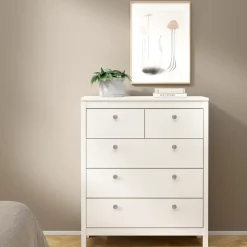 Ladekast Dallas Wit - 83x99x39 cm