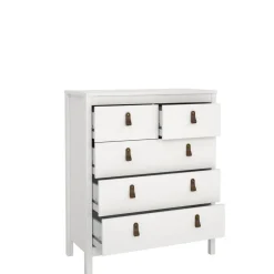 Ladekast Dallas Wit - 83x99x39 cm