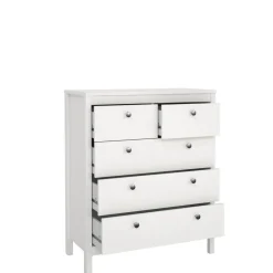 Ladekast Dallas Wit - 83x99x39 cm