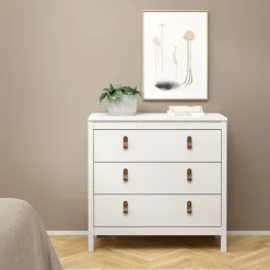 Ladekast Dallas Wit - 84x80x39 cm