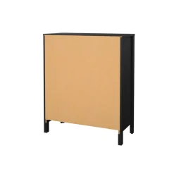 Ladekast Dallas Zwart - 83x99x39 cm