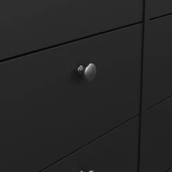 Ladekast Dallas Zwart - 160x80x39 cm