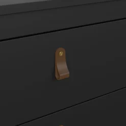 Ladekast Dallas Zwart - 84x80x39 cm