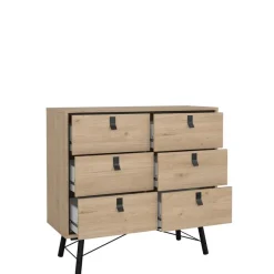 Ladekast Denver Eiken - 102x95x40 cm