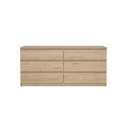 Ladekast Luna Eiken - 154x71x50 cm