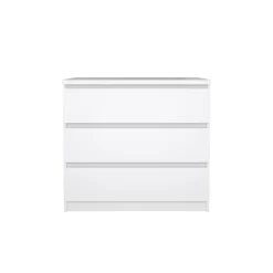 Ladekast Luna Hoogglans Wit - 77x71x50 cm