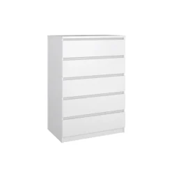 Ladekast Luna Hoogglans Wit - 77x112x50 cm