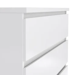 Ladekast Luna Hoogglans Wit - 77x112x50 cm