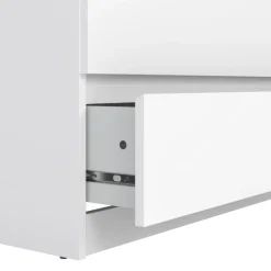 Ladekast Luna Hoogglans Wit - 77x112x50 cm