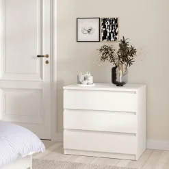 Ladekast Luna Wit - 77x71x50 cm