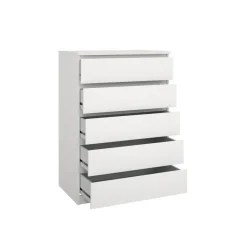 Ladekast Luna Wit - 77x112x50 cm