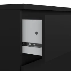 Ladekast Luna Zwart - 77x71x50 cm