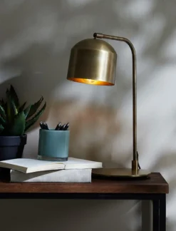 Light - Living Light & Living Bureaulamp Aleso Brons - E27 - 48 cm hoog