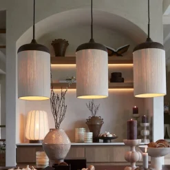 Light - Living Light & Living Hanglamp Dania Bruin - 3 x E27 - 90 cm breed