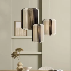 Light - Living Light & Living Hanglamp Kozana Crème - E27 - Ø 30 cm