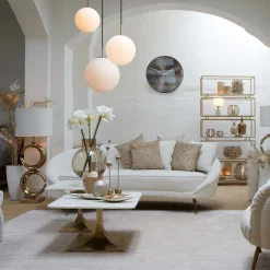 Light - Living Light & Living Hanglamp Medina Wit - E27 - Ø 30 cm