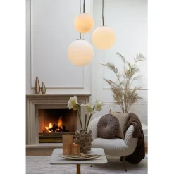 Light - Living Light & Living Hanglamp Medina Wit - E27 - Ø 30 cm