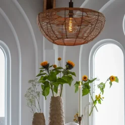 Light - Living Light & Living Hanglamp Milan Naturel - E27 - Ø 50 cm