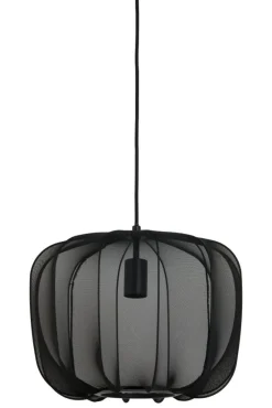 Light - Living Light & Living Hanglamp Plumeria Zwart - E27 - Ø 40 cm