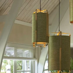 Light - Living Light & Living Hanglamp Sendai Groen - E27 - Ø 32 cm