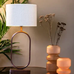 Light - Living Light & Living Lampenkap Saverna Wit - 30x21x30 cm