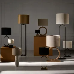 Light - Living Light & Living Lampenvoet Liva Zwart - E27 - 42 cm hoog