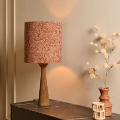 Light - Living Light & Living Lampenvoet Festina Donkerbruin - E27 - 40 cm hoog