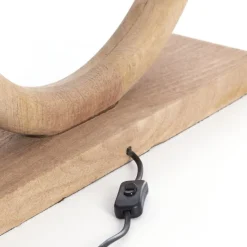 Light - Living Light & Living Lampenvoet Nubia Naturel - E27 - 44 cm hoog