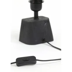 Light - Living Light & Living Lampenvoet Kardan Zwart - E27 - 21 cm hoog