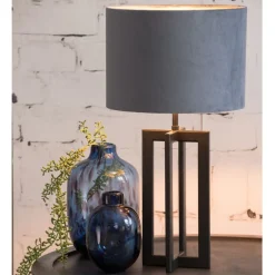 Light - Living Light & Living Lampenvoet Mace Zwart - E27 - 35 cm hoog