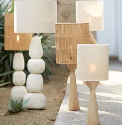 Light - Living Light & Living Lampenvoet Festina Naturel - E27 - 33 cm hoog