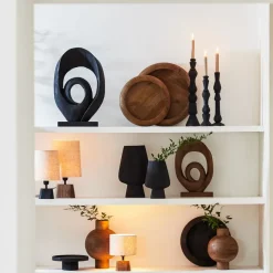 Light - Living Light & Living Lampenvoet Kardan Bruin - E27 - 21 cm hoog