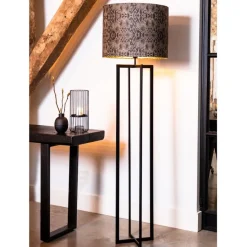 Light - Living Light & Living Lampenvoet Mace Zwart - E27 - 140 cm hoog