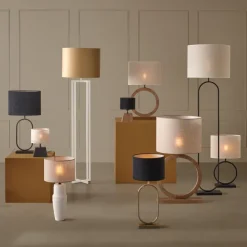 Light - Living Light & Living Lampenvoet Nubia Naturel - E27 - 54 cm hoog