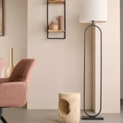 Light - Living Light & Living Lampenvoet Jamiri Zwart - E27 - 142 cm hoog